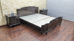 King Size Bed with 2 Side Tables