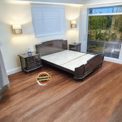 King Size Bed with 2 Side Tables