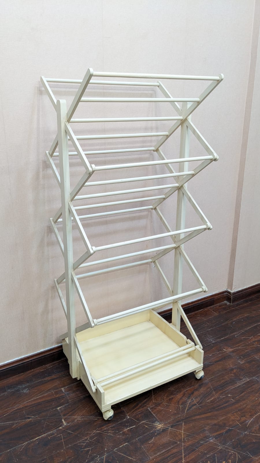 Pure Burma Teak Wood Towel Stand