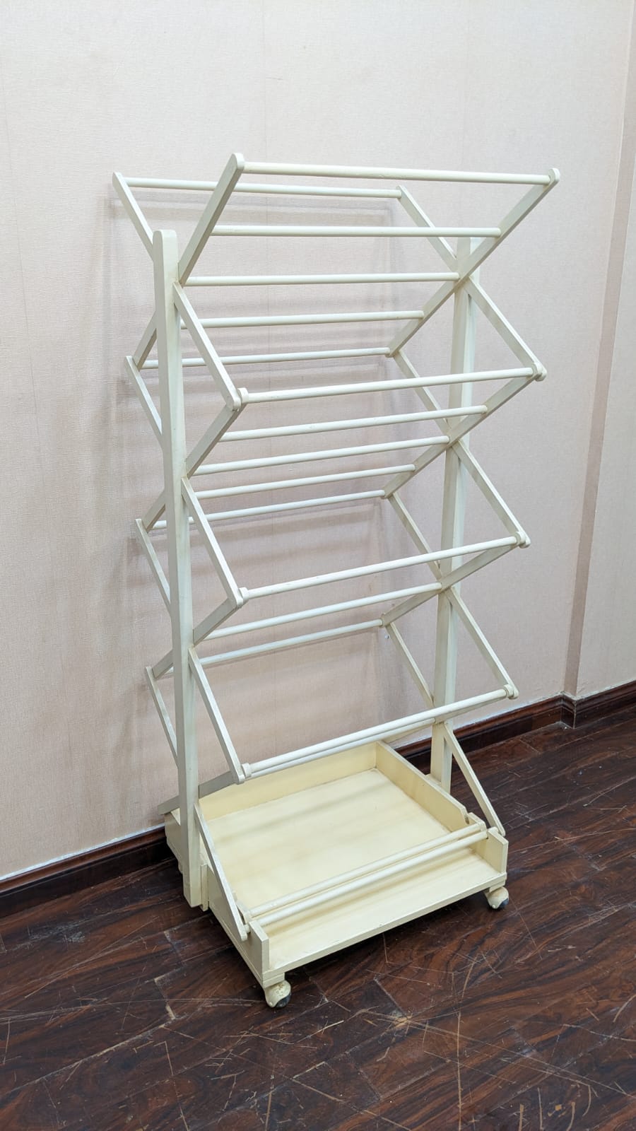 Pure Burma Teak Wood Towel Stand