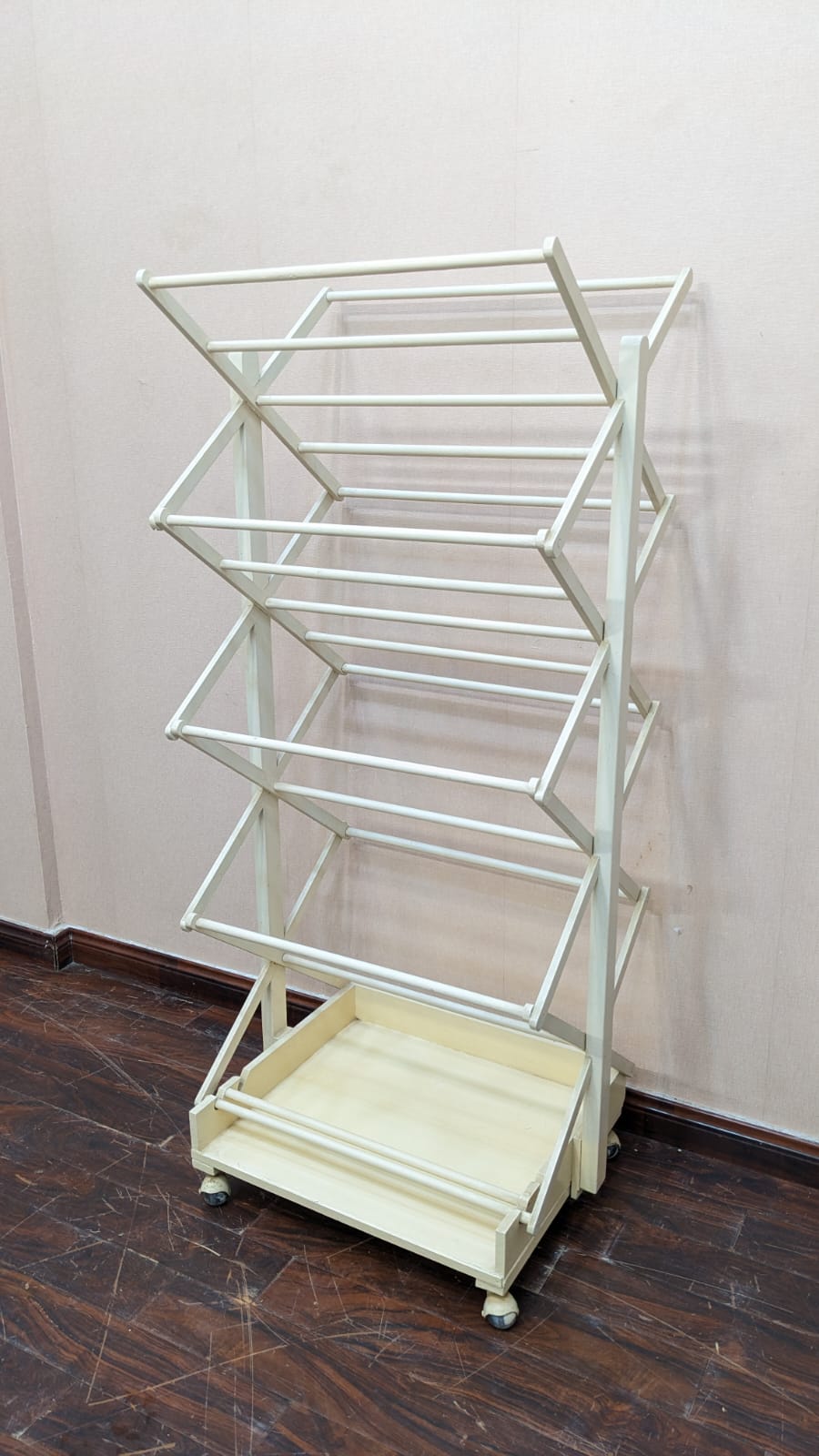 Pure Burma Teak Wood Towel Stand