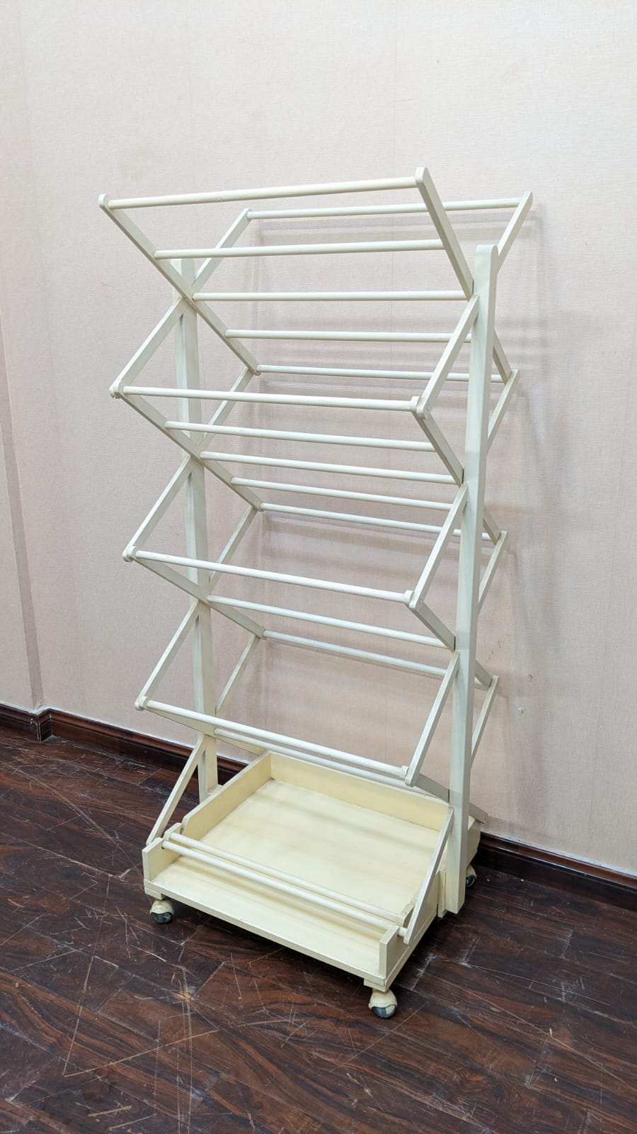 Pure Burma Teak Wood Towel Stand