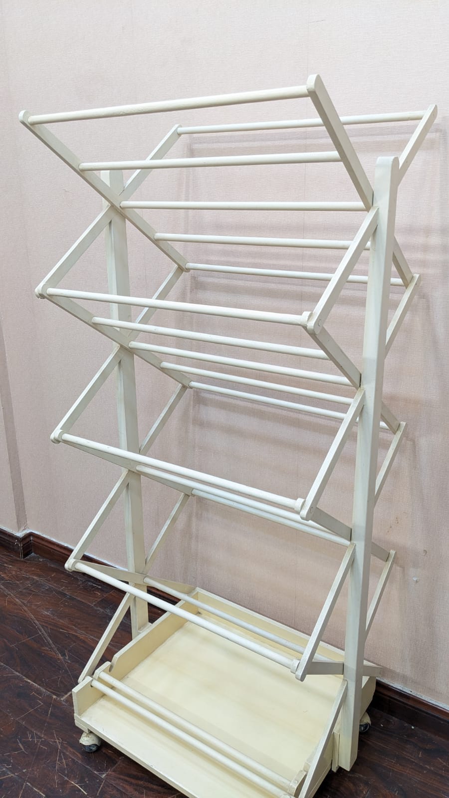 Pure Burma Teak Wood Towel Stand