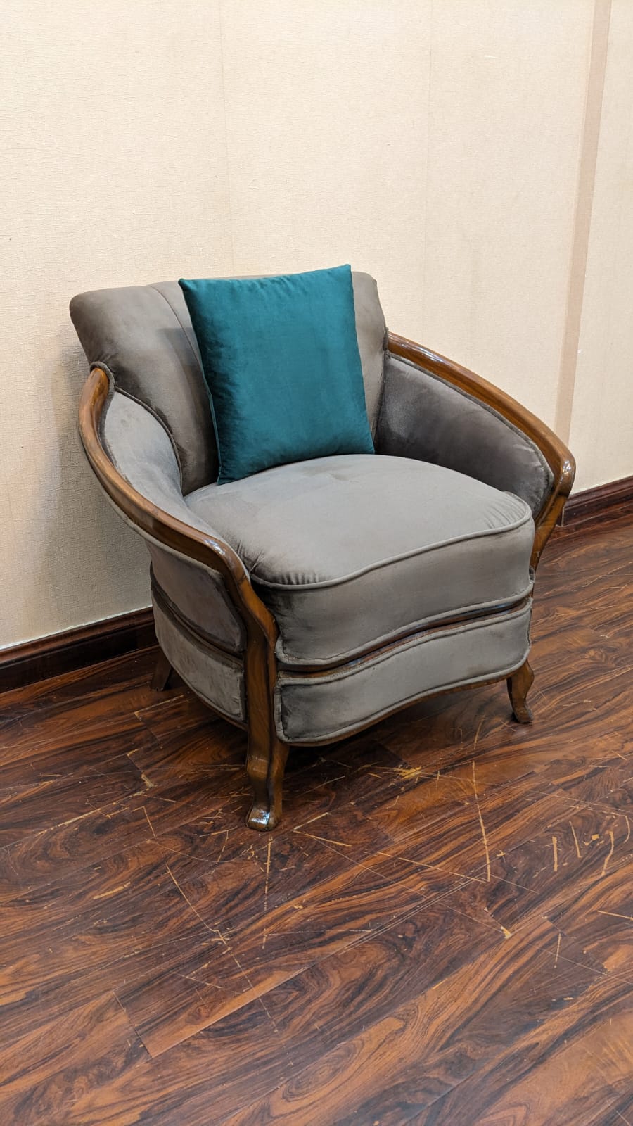 Solid Sheesham Wood 5 Seater Sofa Set