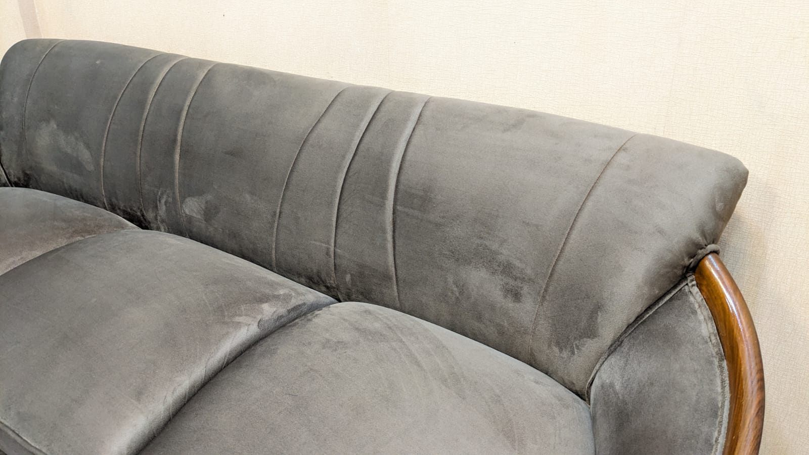 Solid Sheesham Wood 5 Seater Sofa Set