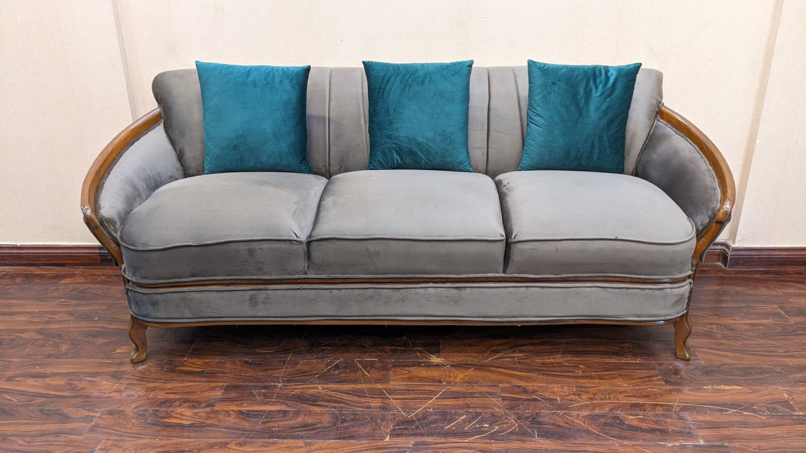 Solid Sheesham Wood 5 Seater Sofa Set
