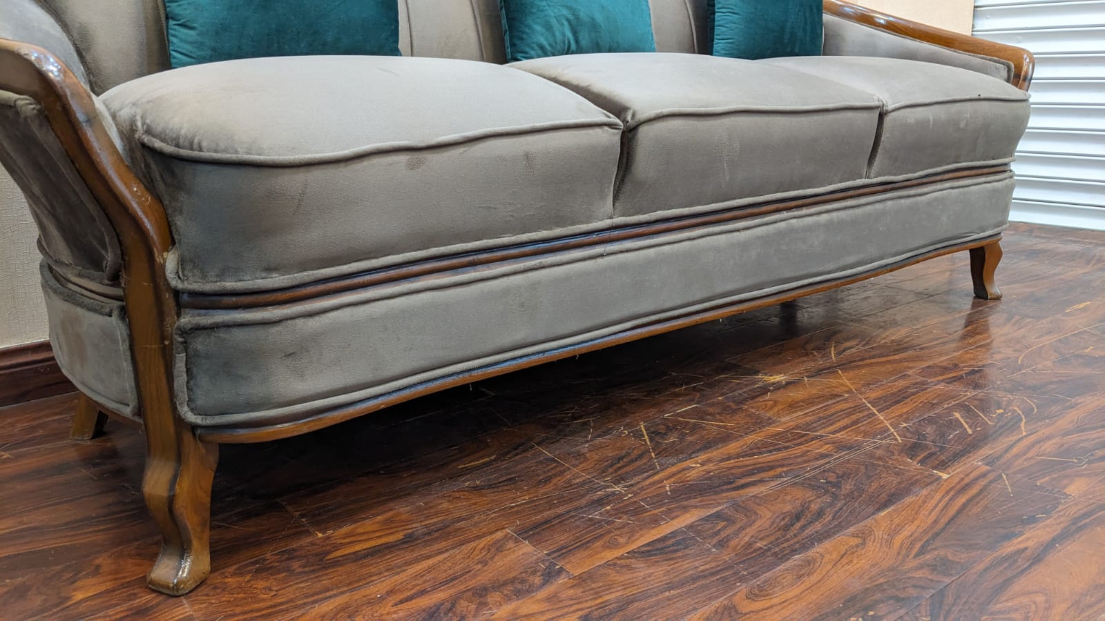 Solid Sheesham Wood 5 Seater Sofa Set