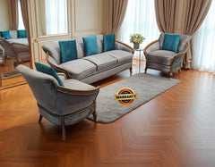 Solid Sheesham Wood 5 Seater Sofa Set