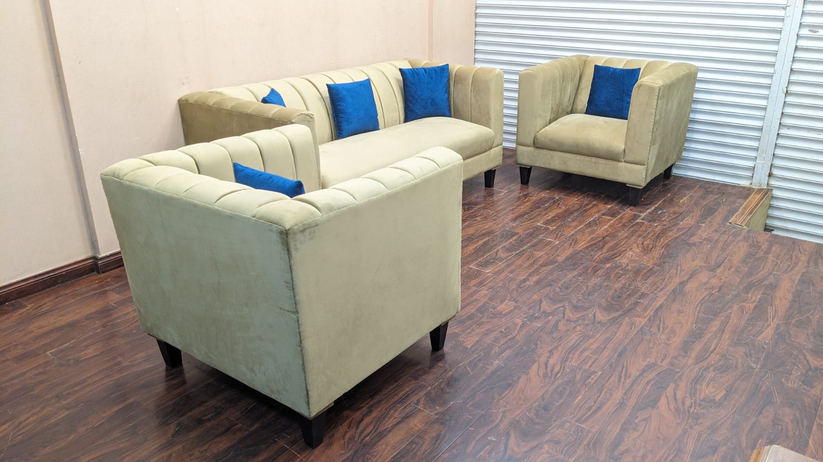 Panel Design 5 Seater Sofa Set
