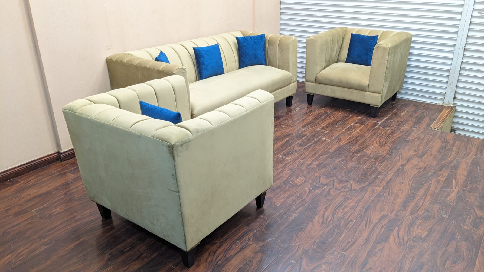 Panel Design 5 Seater Sofa Set