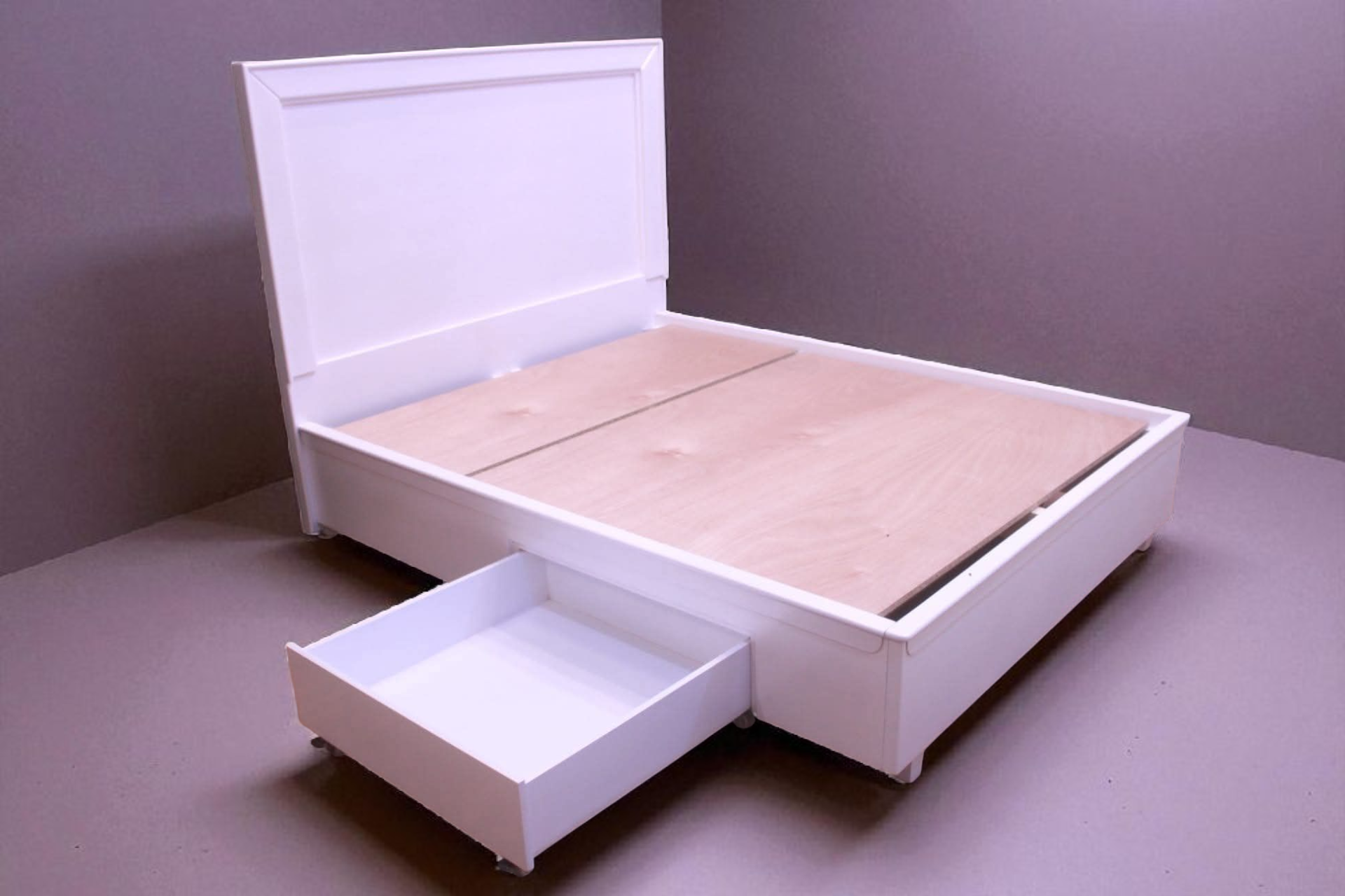 Brand New Made-to-Order Double Bed with Built-In Storage