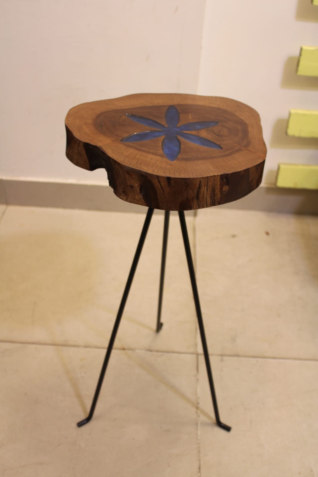 Corner Table With Painting (Subject to Price Change)