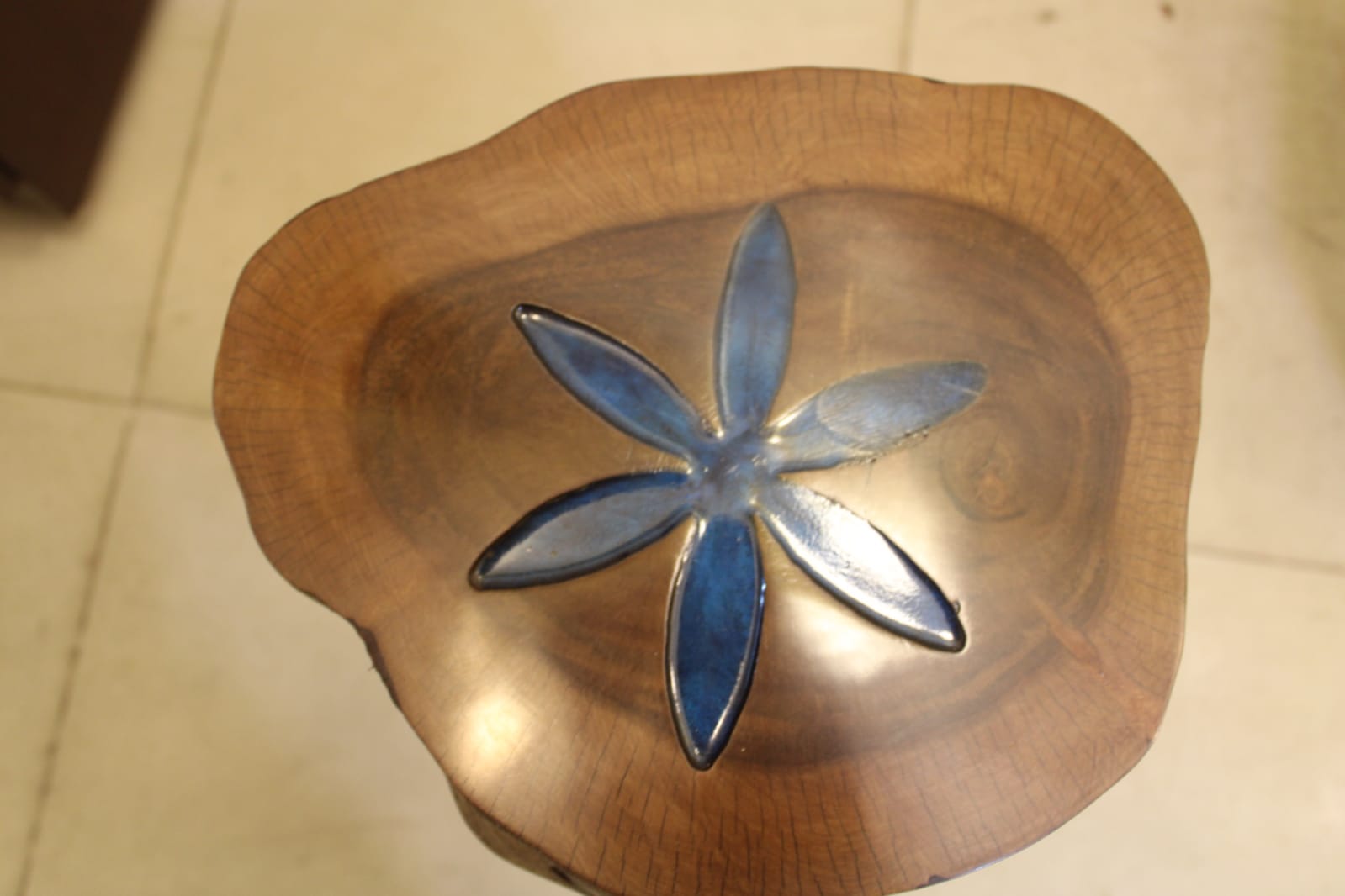 Corner Table With Painting (Subject to Price Change)