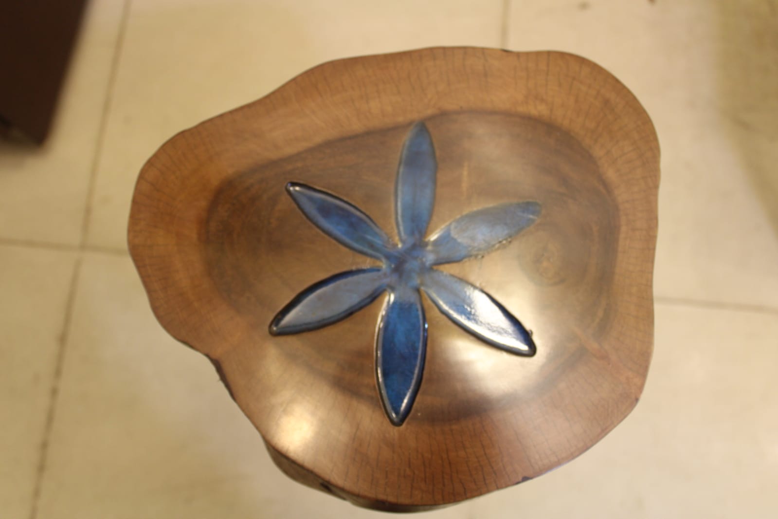 Corner Table With Painting (Subject to Price Change)