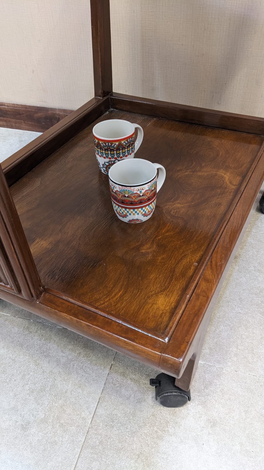 Sheesham Wood Tea Trolley