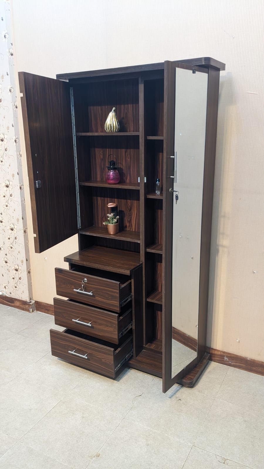 Double Bed with Dressing Table