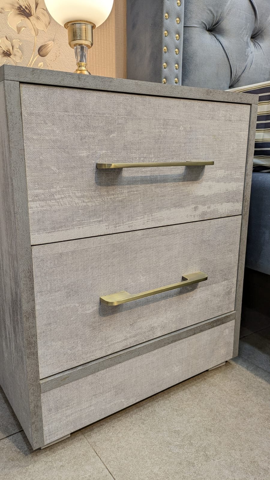 Brand New King Size Bed with 2 Side Tables