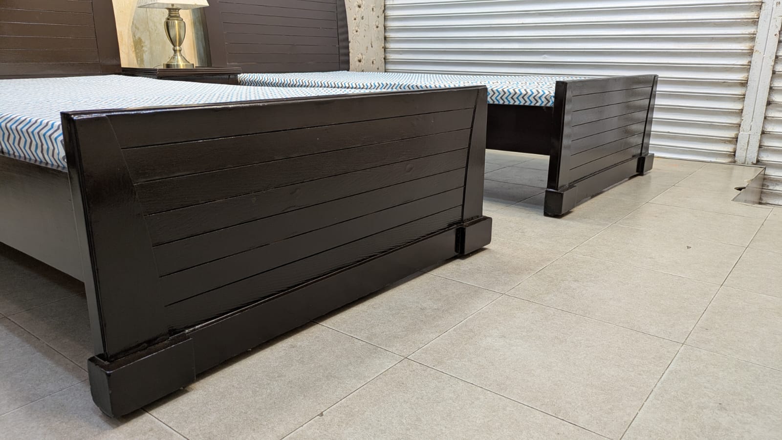 Pair OF Single bed with 1 Side table