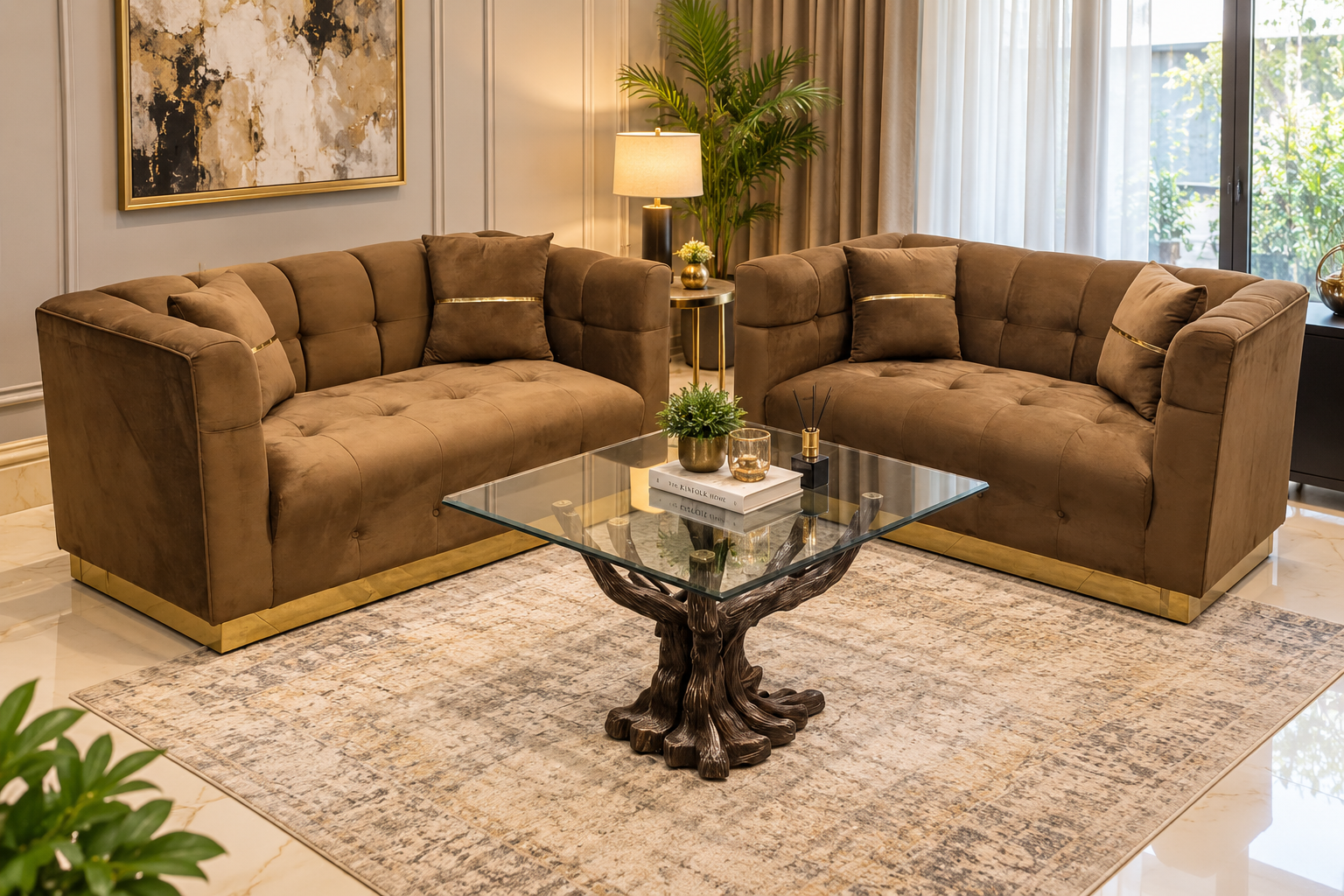 4 Seater Sofa Set