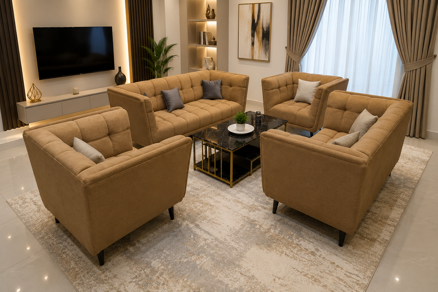 7 Seater Sofa Set