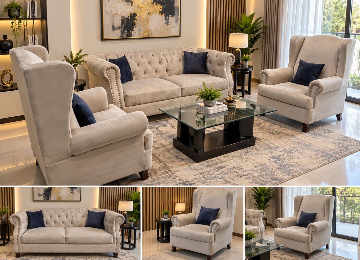 Comfortable 4 Seater Sofa Set