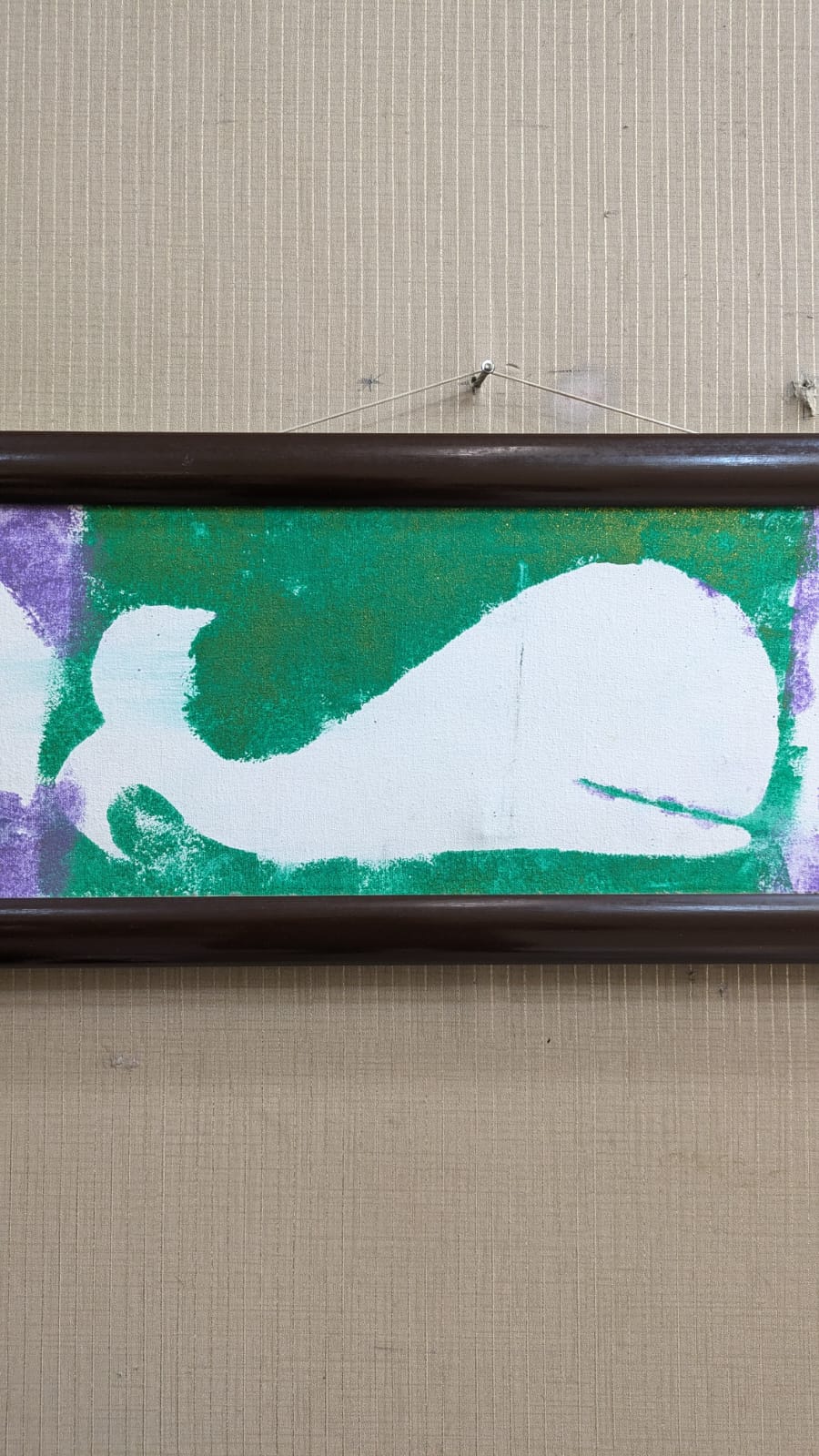 Wall mounted frame