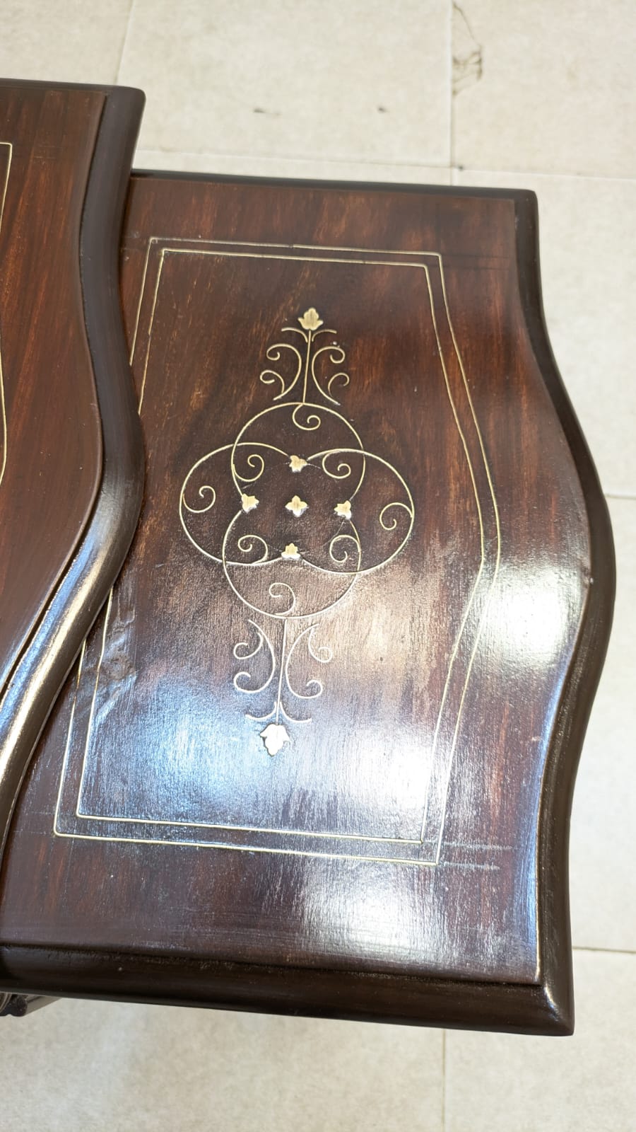 Solid Sheesham Wood Nesting Tables