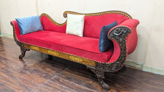 Solid Sheesham Wood 3 Seater Divan