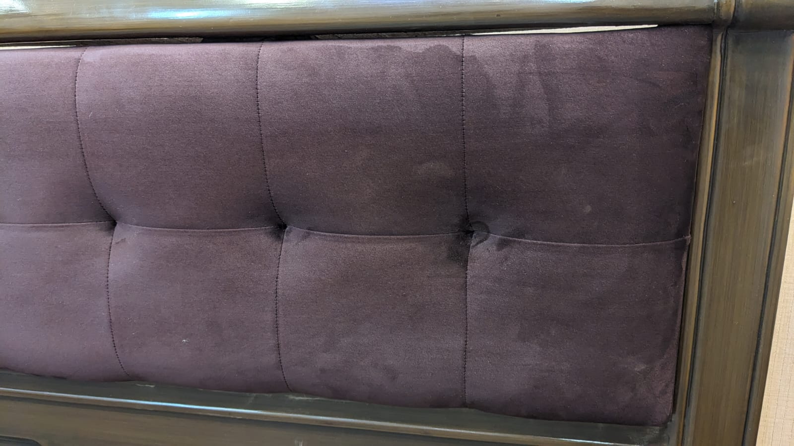 King Size Bed With Mattress, 2 Side Tables