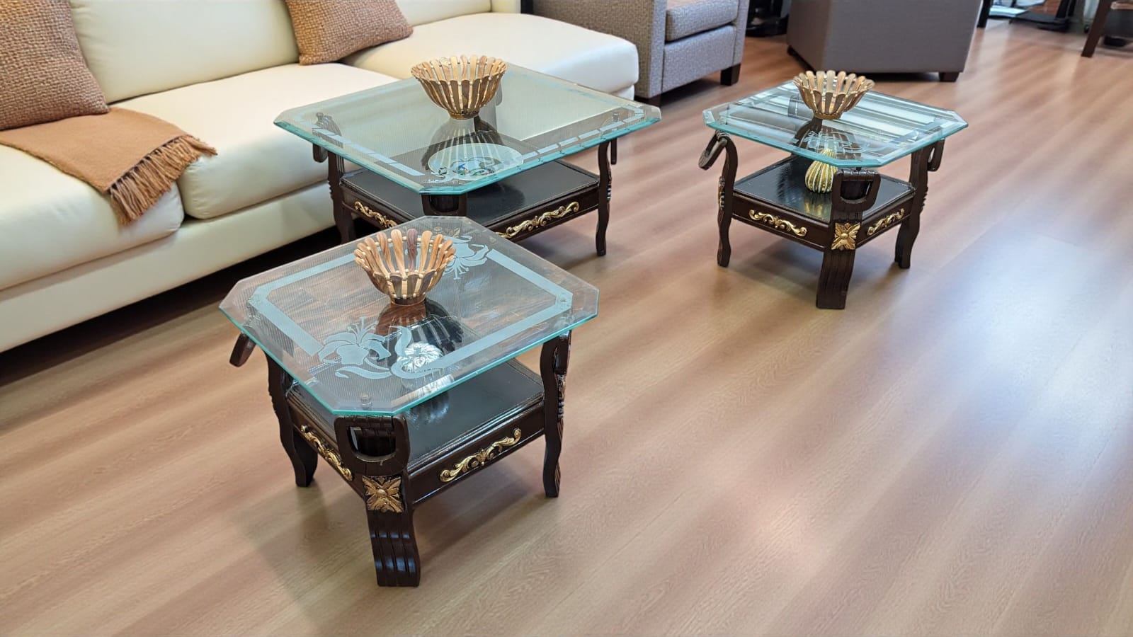 Center Table and Side Tables Set