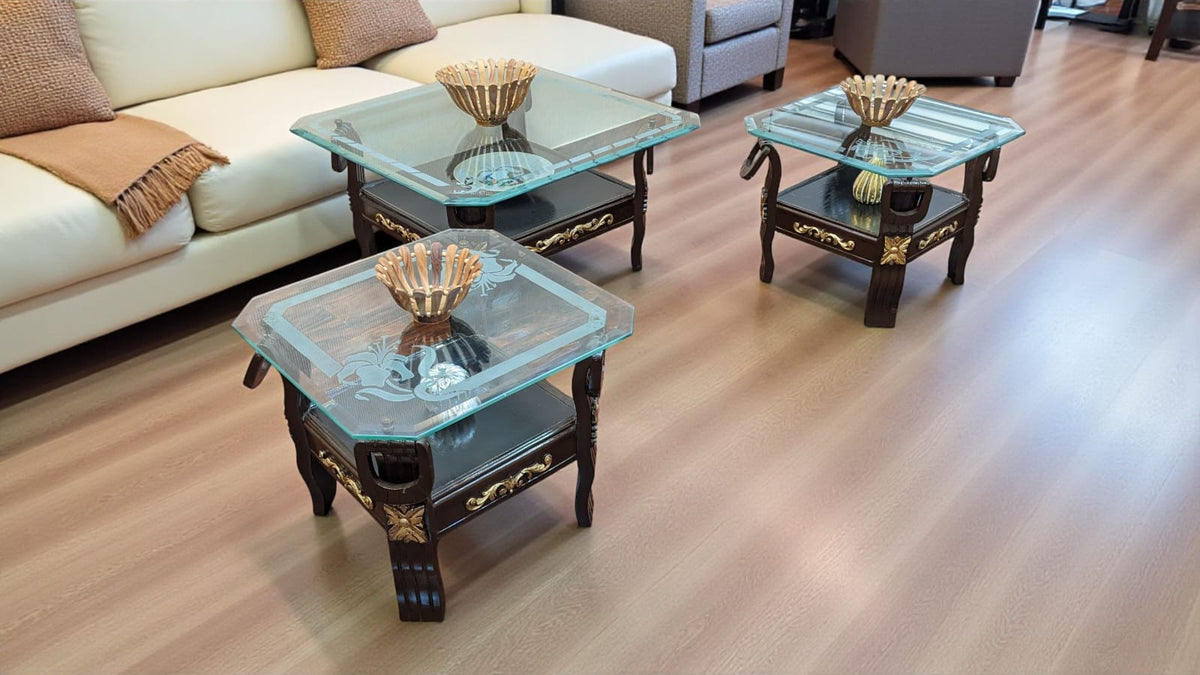 Center Table and Side Tables Set