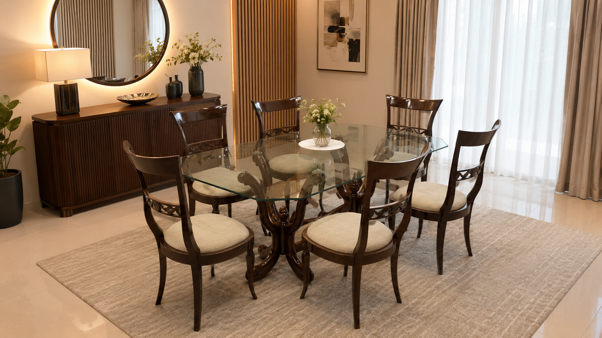 6 Seater Dining Table