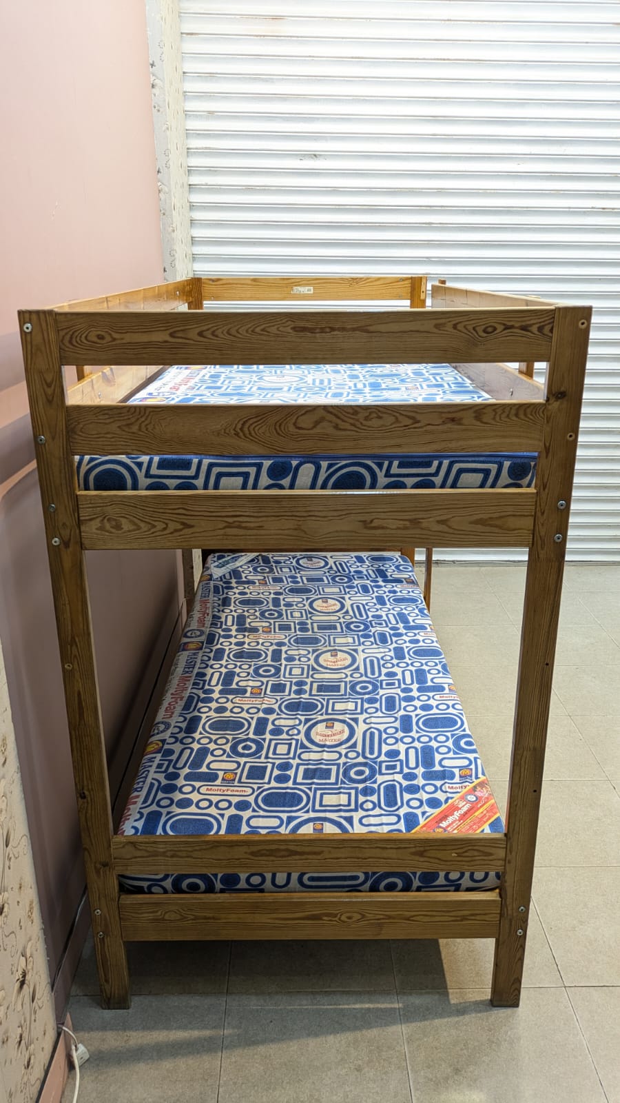 IMPORTED IKEA PURE WOODEN BUNK BED – SPACE-SAVING & STYLISH! 🛏️