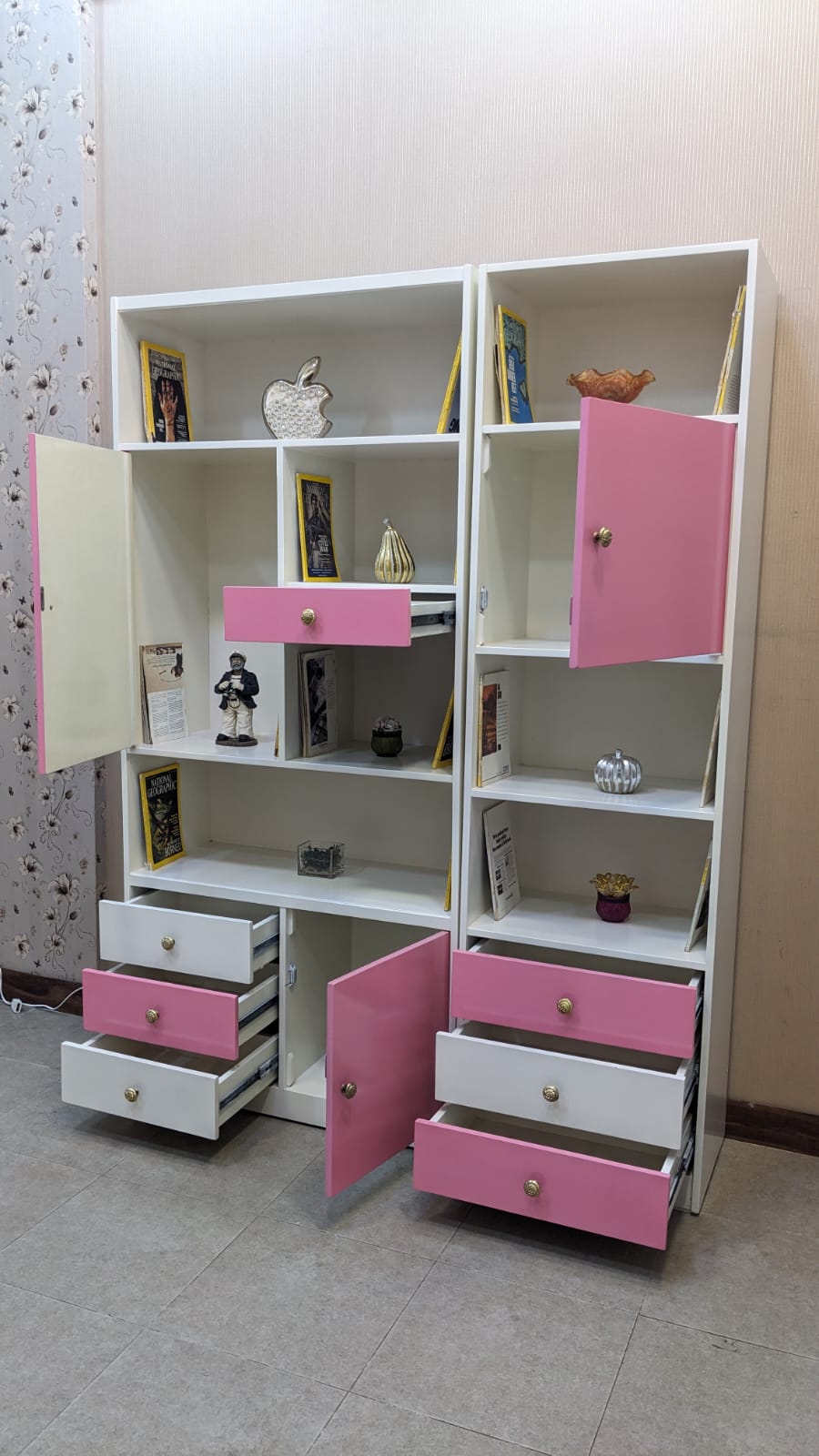 Princess Theme Queen Size Bed Set with Mattress