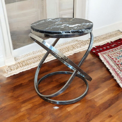 Brand New Unused Marble Top Corner Table