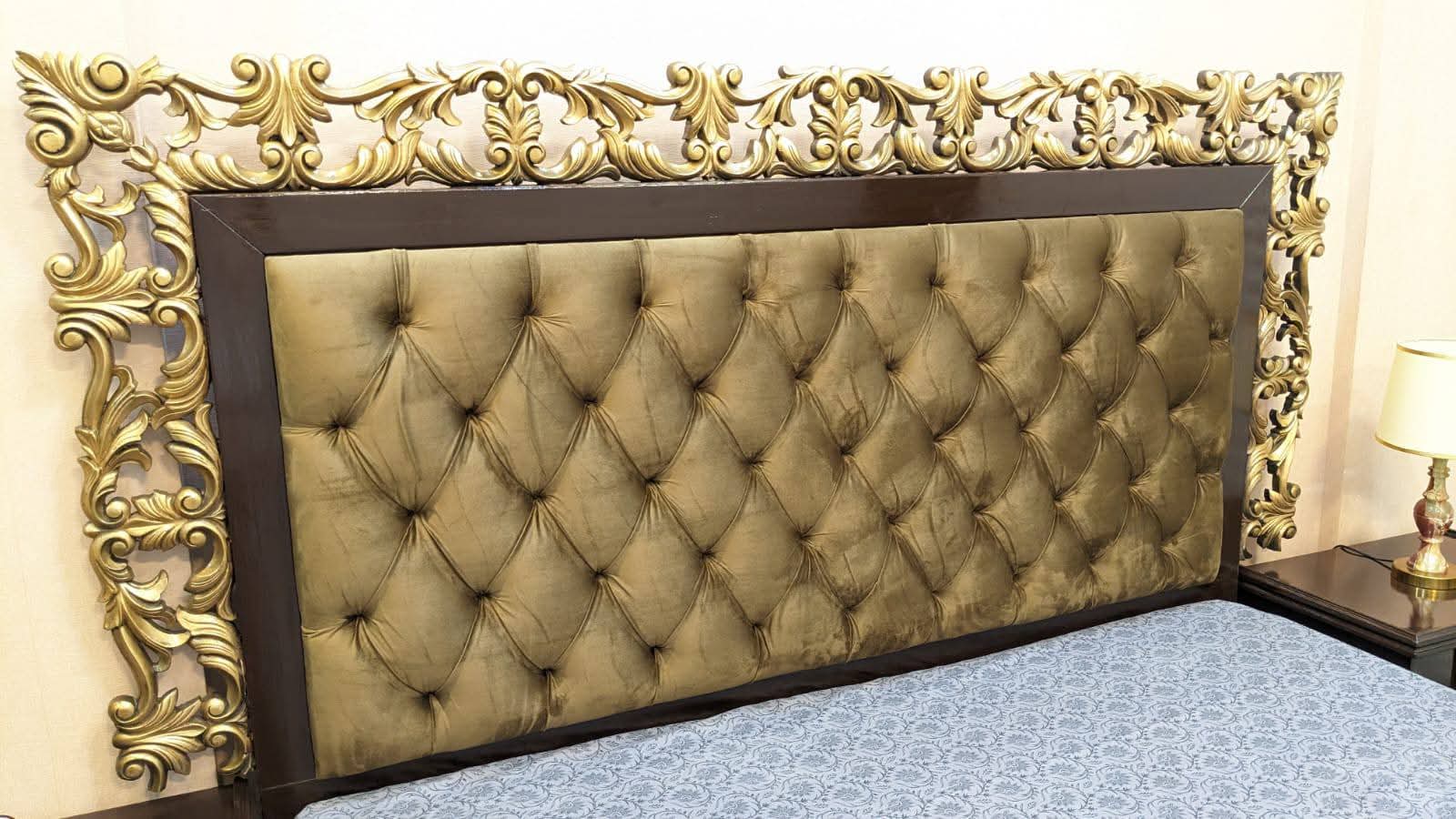 King Size Bed with 2 Side Tables and Dressing Table