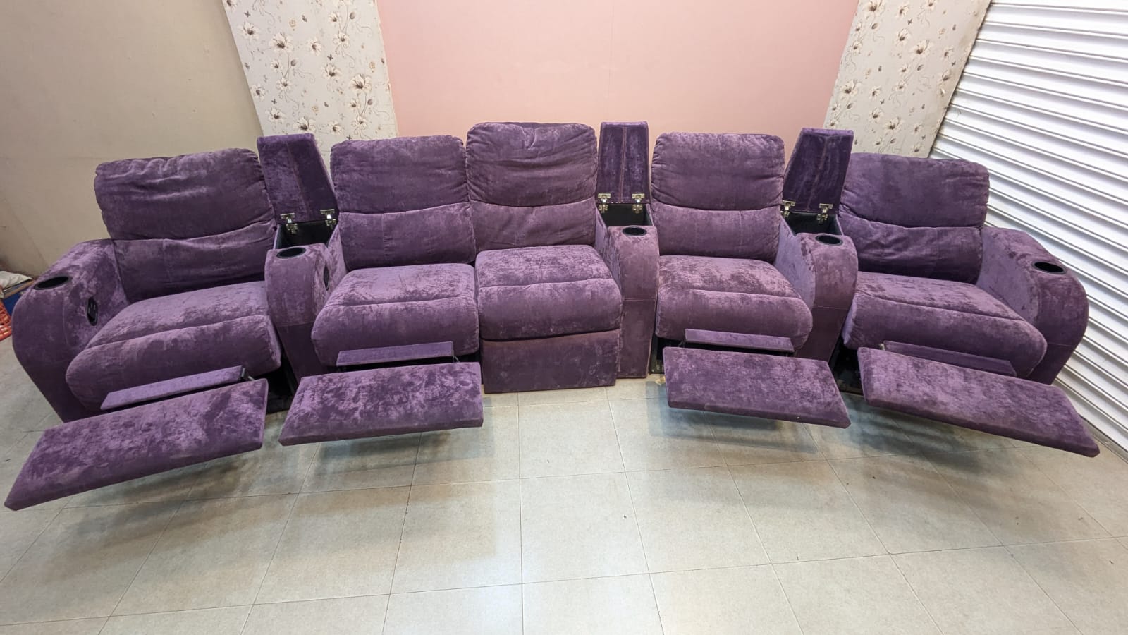 IMPORTED 5 SEATER COMFORTABLE RECLINER SOFA SET