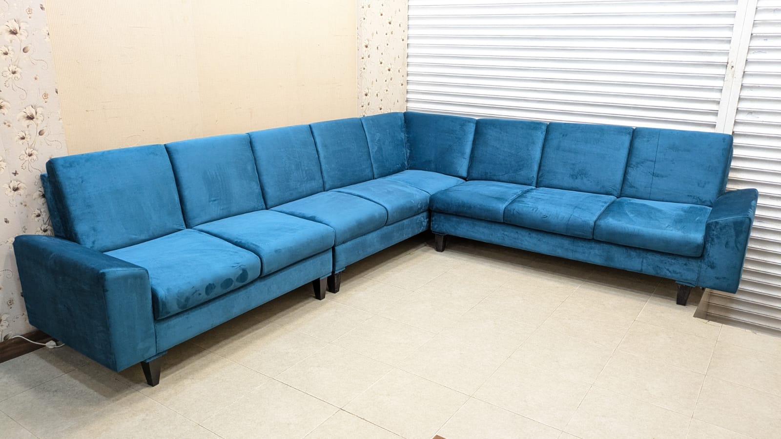 8 Seater L Shape Sofa Set