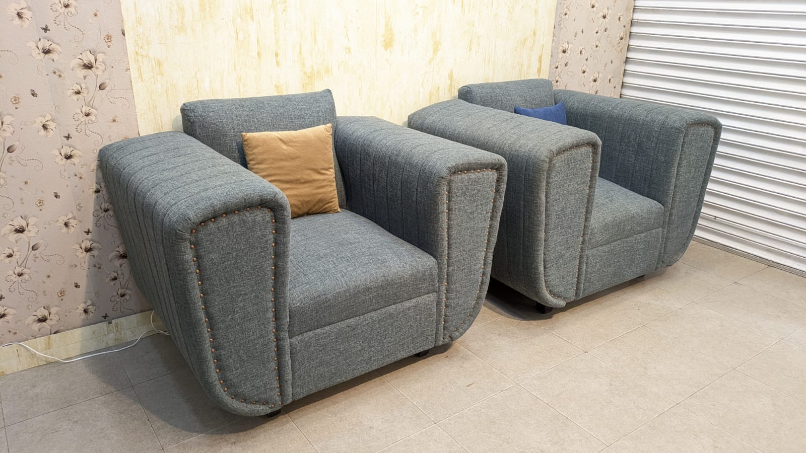 Pair Of Single Seater Sofa's