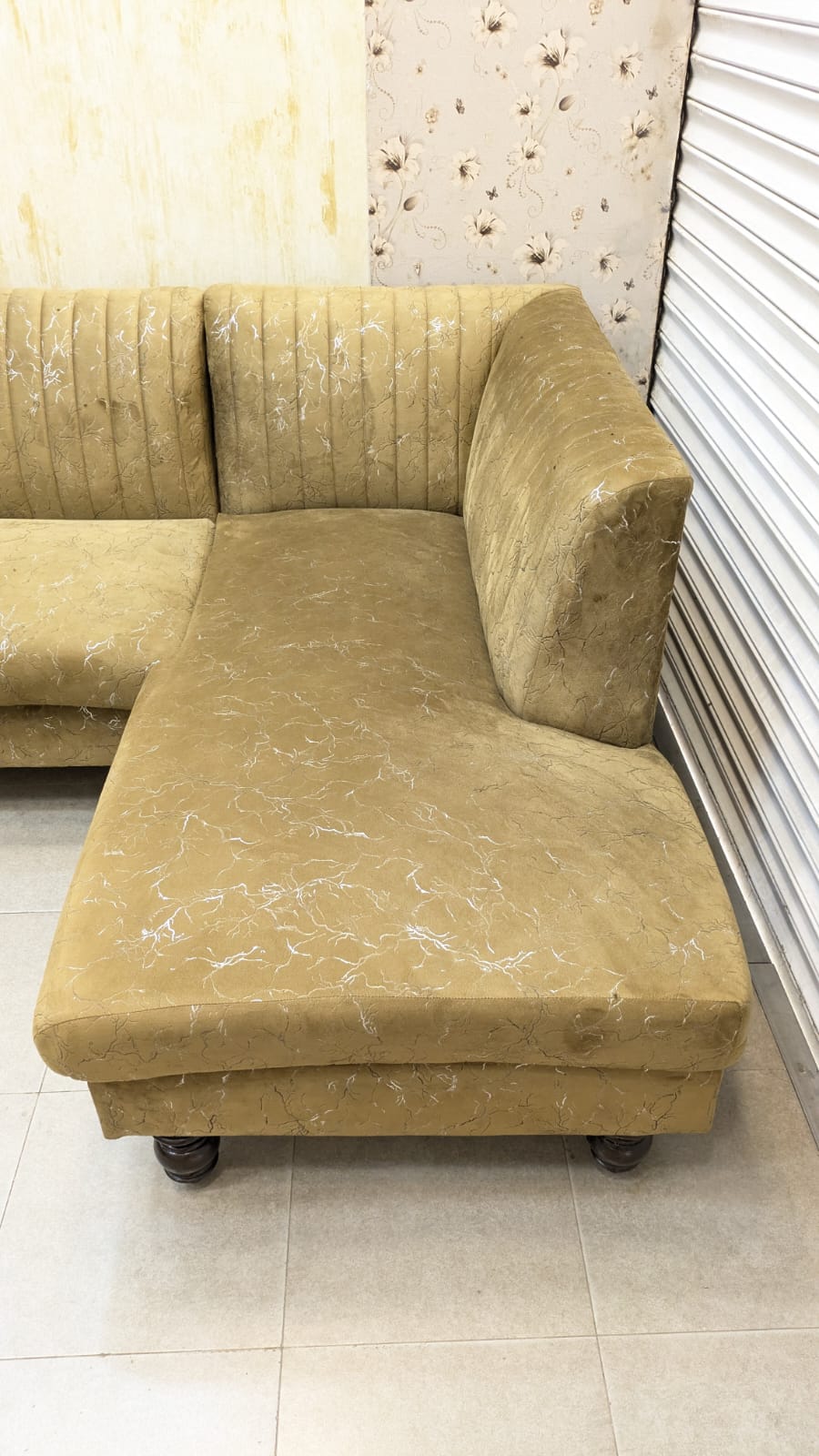 6 Seater L Shape Sofa Set