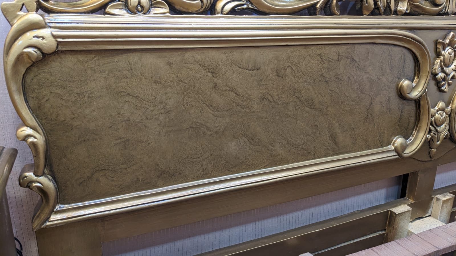 Solid Sheesham Wood Chinioti King Size Bed Set