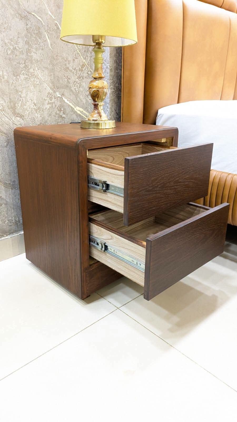 Brand New Soraya King Size Bed With 2 Side Tables