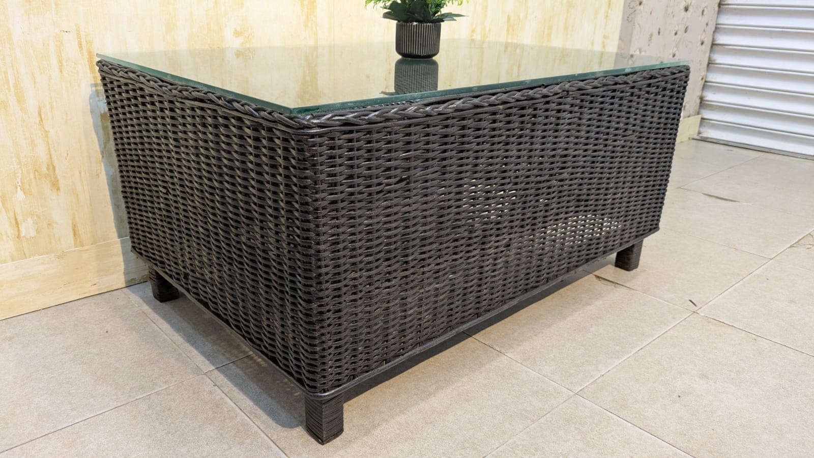 Rattan 7 Seater Sofa Set With centre table