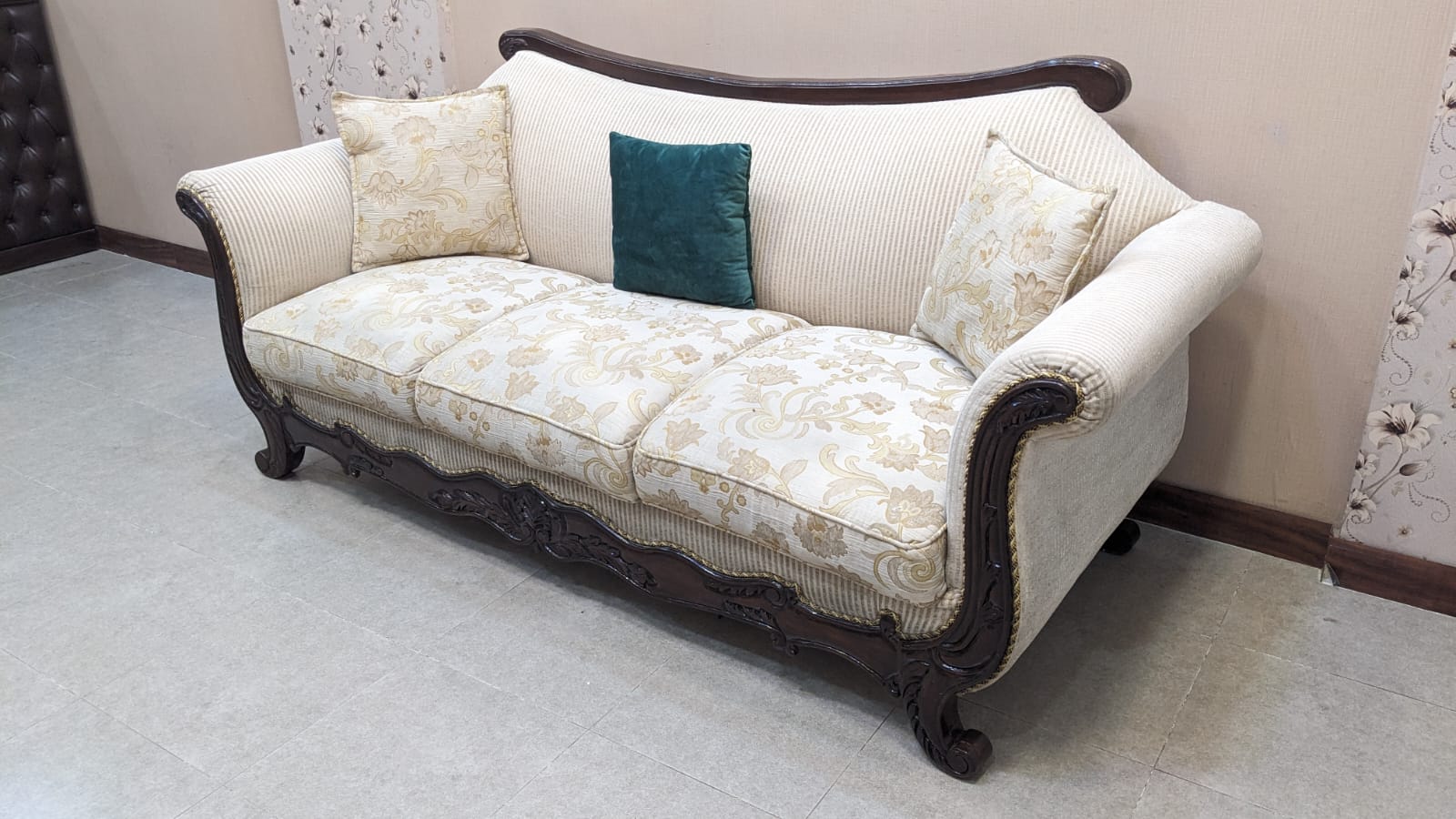 Sheesham Wood 5 Seater Sofa Set