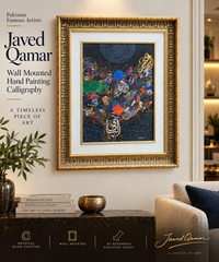 Original Javed Qamar Hand Painting Calligraphy
