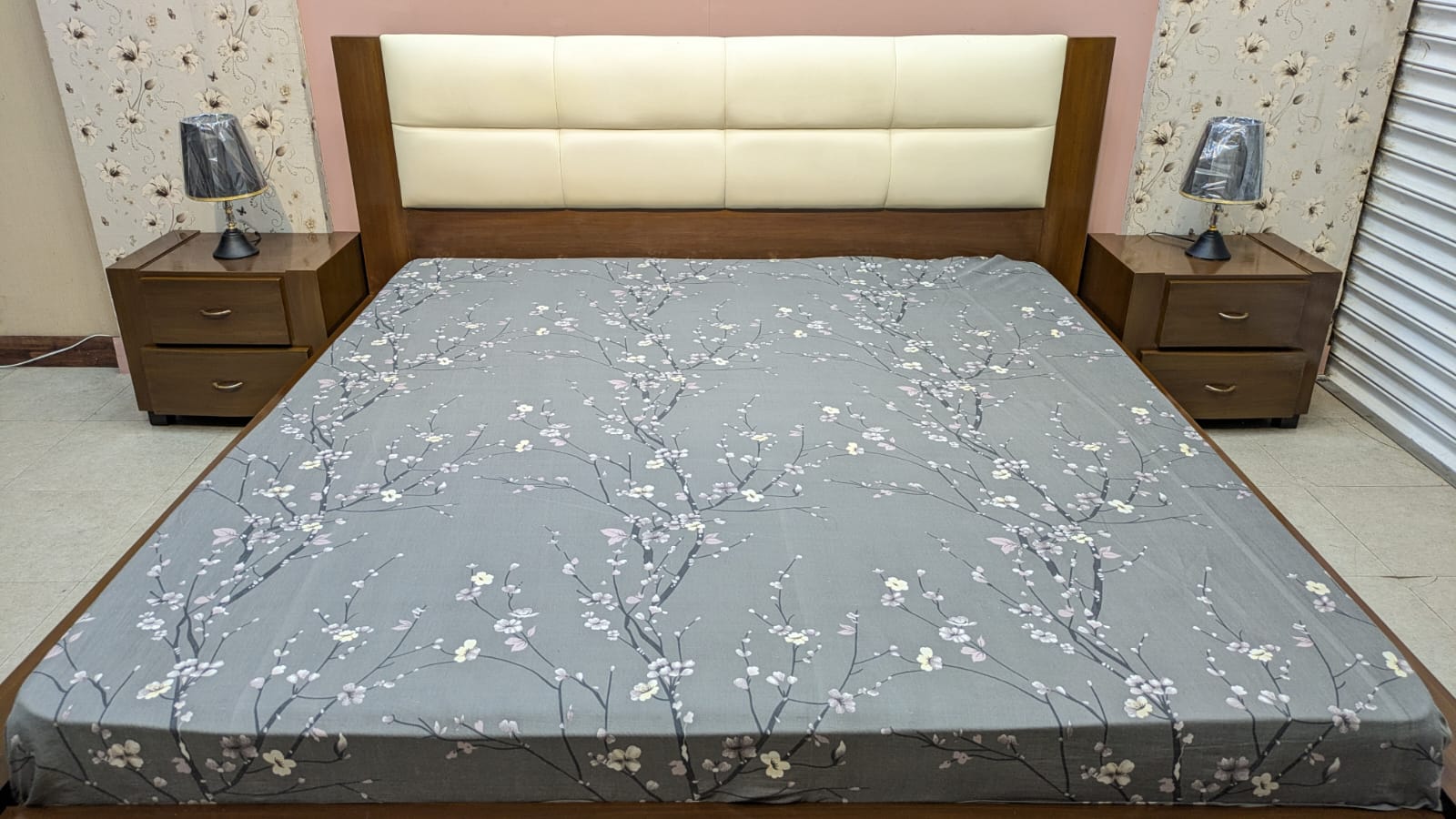 Low Height king Size Bed Set