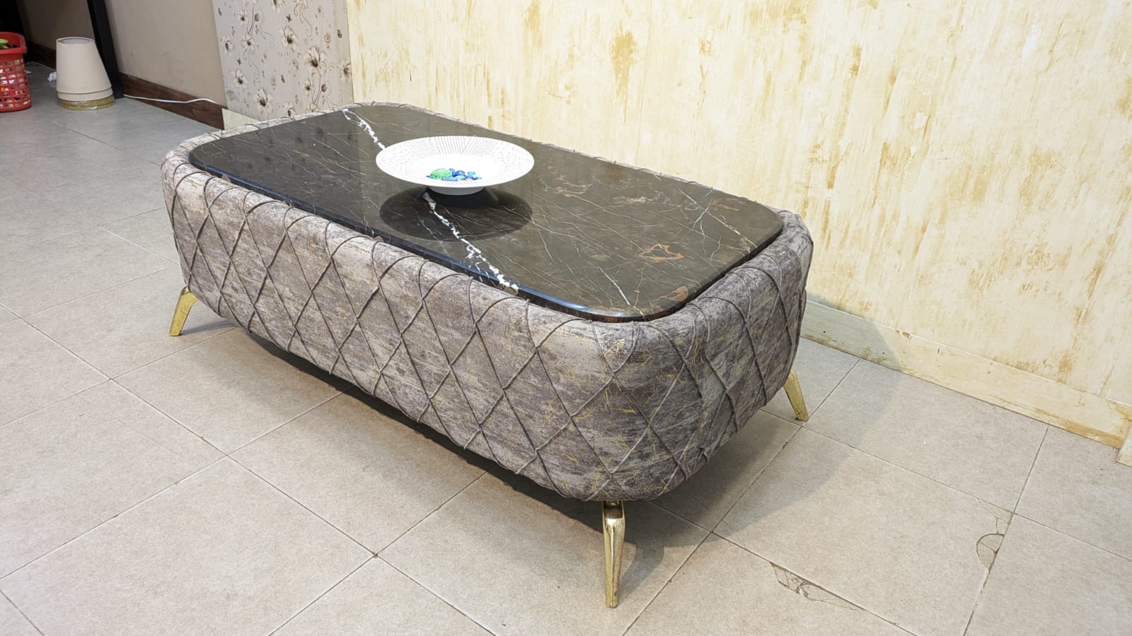 Turkish Design 7 Seater Sofa Set with Center Table