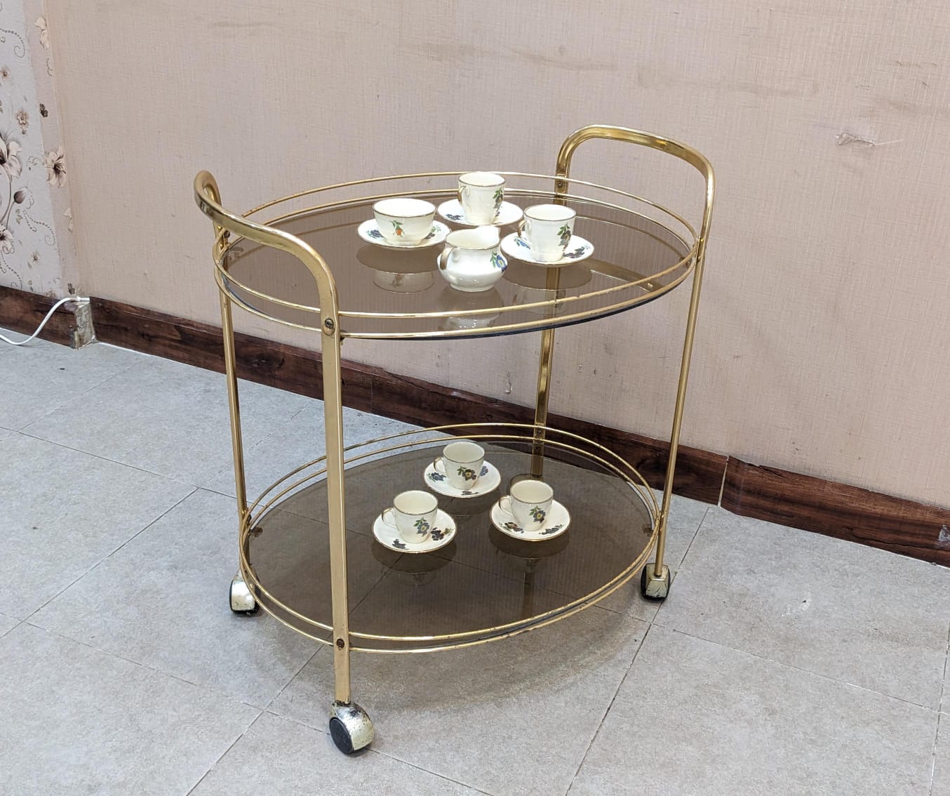 2 Tier Tea Trolley