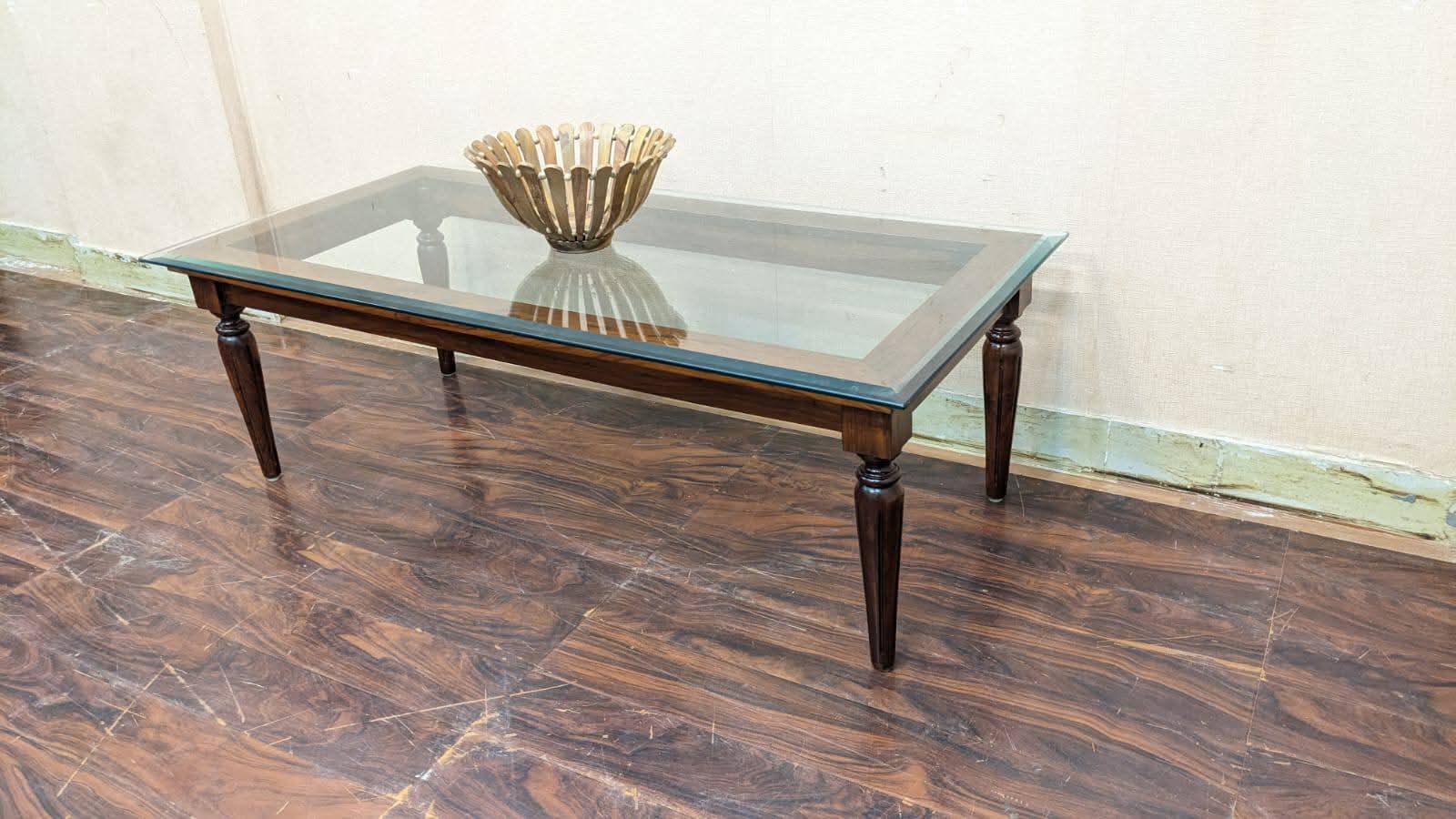Solid Sheesham Wood Center and Side Tables