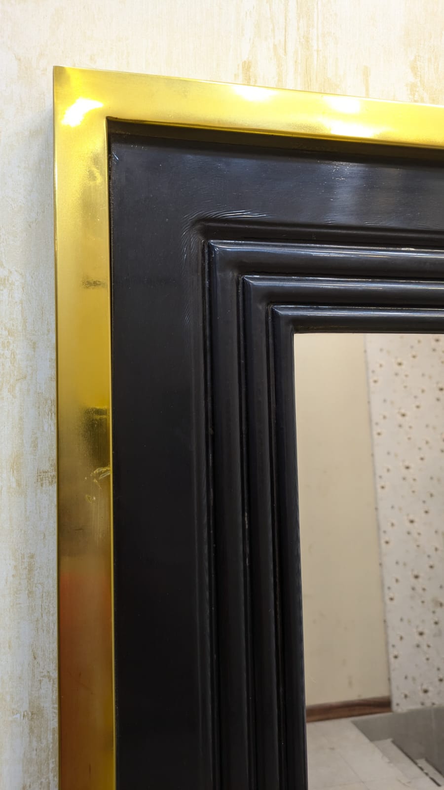 Console with Wall Mounted Mirror